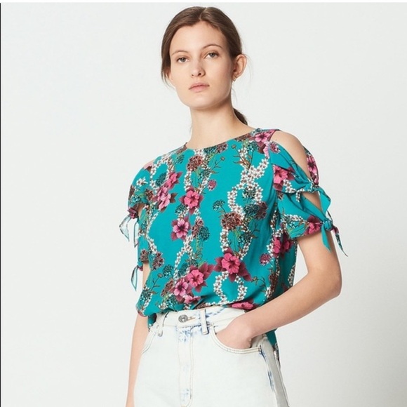 NEW NWT Sandro Viva Top Blouse - Picture 1 of 8